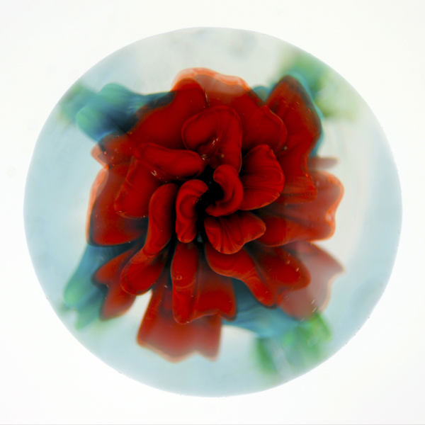 Paperweights - Red Rose